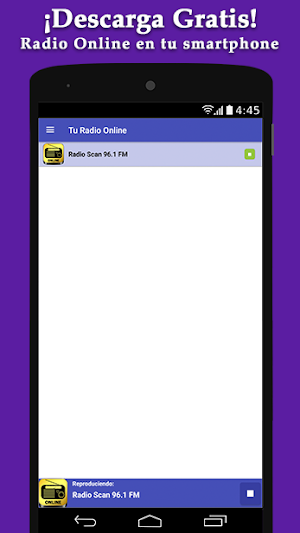 Radio Scan 96.1 FM - Radio Online Screenshot 1