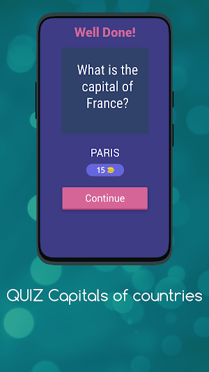 QUIZ CAPITALS OF COUNTRIES Screenshot 1