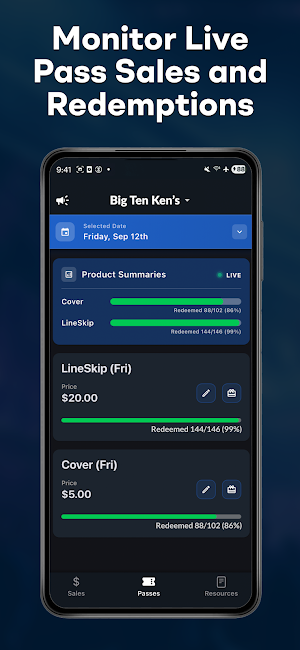 LineLeap Dashboard Screenshot 1