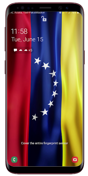 Venezuela Flag Live Wallpaper Screenshot 3