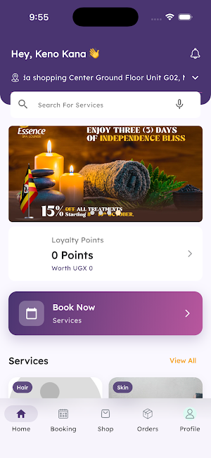Essence Spa Lounge Screenshot 1