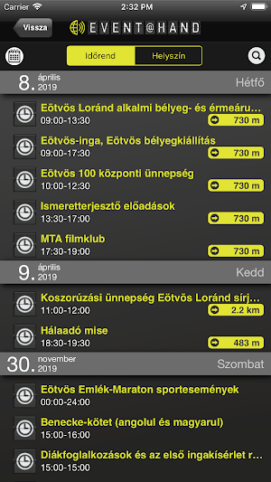 Eötvös100 EVENT@HAND Screenshot 3