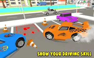 McQueen Super Cars Parking School Screenshot 2