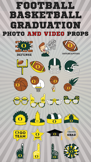 Oregon Ducks Animated Selfie Stickers Screenshot 2