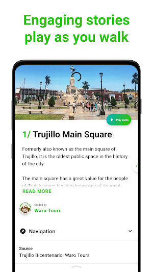 Trujillo Tour Guide:SmartGuide Screenshot 1