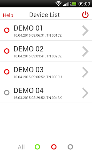 KeetecSAT - GPS monitoring Screenshot 1
