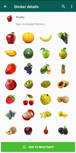 Vegetable Sticker for WhatsApp Screenshot 1