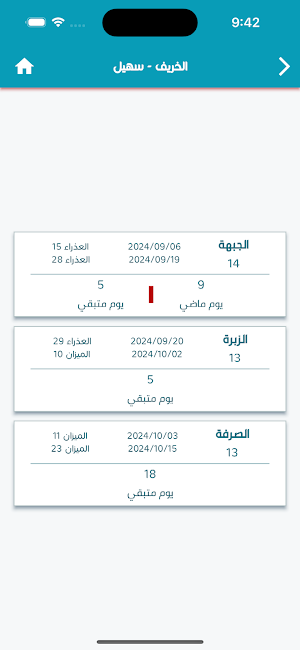 التقويم الفلكي Screenshot 2