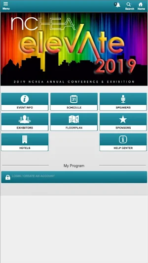 NCHEA Events Screenshot 0