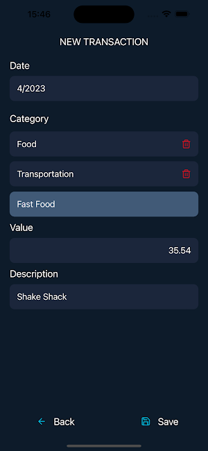 Expense Tracker Screenshot 3