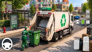 Garbage Truck Trash Cleanup 3D Screenshot 3