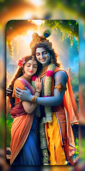 Lord Krishna AI Wallpaper Screenshot 1