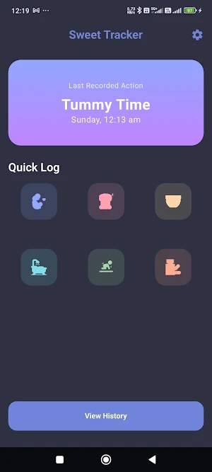 Baby Last Action Tracker Screenshot 3