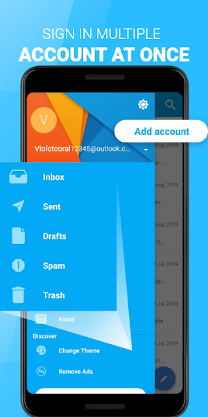 Email - Fast Login mail for Hotmail & Outlook Screenshot 2
