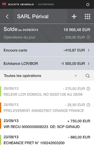 Sogecash Net Société Générale Screenshot 1