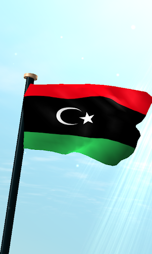 Libya Flag 3D Live Wallpaper Screenshot 0
