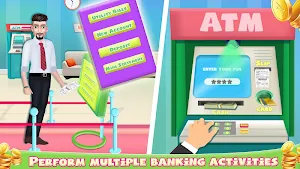 Bank Cash Manager: Virtual Cashier Learning Screenshot 1