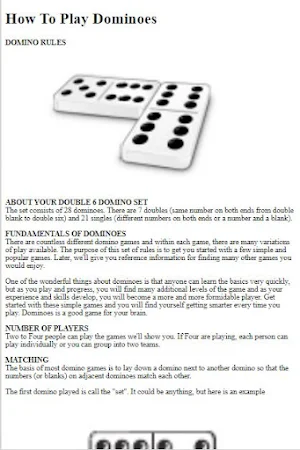 How to Play Dominoes Screenshot 1