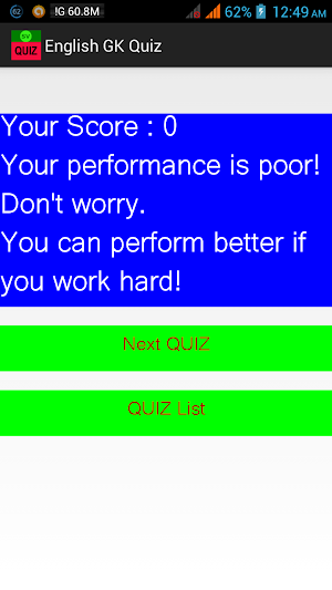 GK Quiz in English Screenshot 3