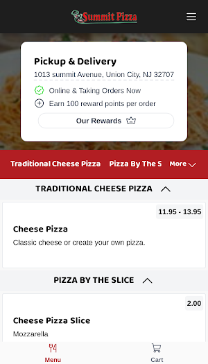 Summit Pizza Screenshot 1
