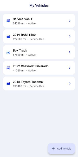 Capital Fleet Tracker Screenshot 0