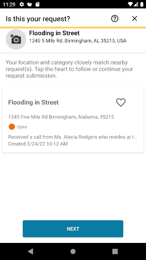 MY BHAM 311 Screenshot 3