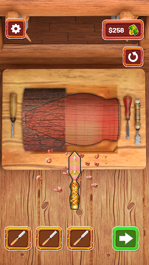 Wood Turning : Wood Carving 3d Screenshot 1
