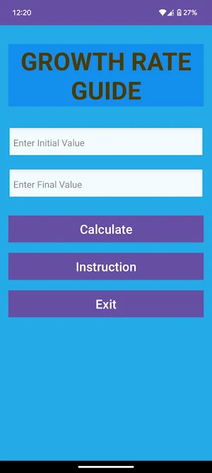 Growth Rate Guide Screenshot 0