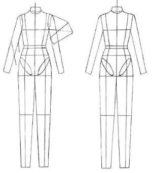 Fashion Design Flat Sketch Screenshot 2
