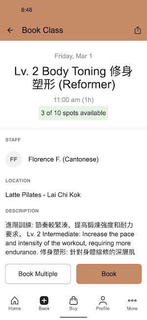 Latte Pilates Screenshot 2