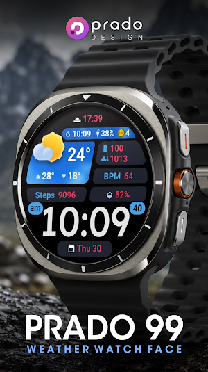 PRADO 99 Weather Watch Face Screenshot 1