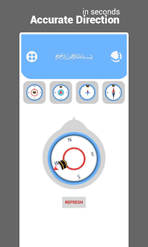 Qibla Direction with Tasbeeh Counter Screenshot 0