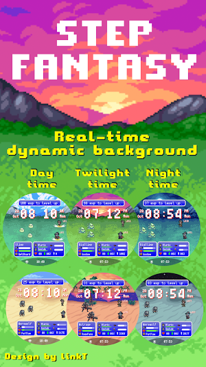 Step Fantasy Wactch Face Screenshot 3