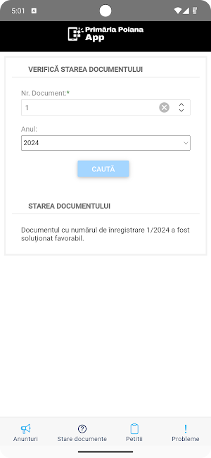 Comuna Poiana App Screenshot 1