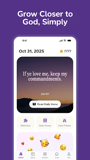 GlowVerse: Bible & Daily Verse Screenshot 0