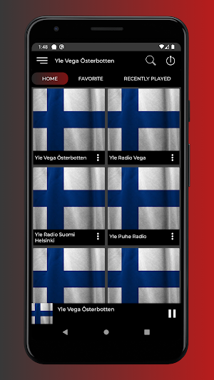 Yle Vega Österbotten Radio App Screenshot 0