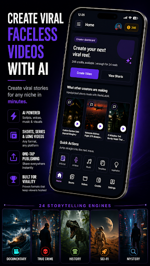 ReelsLab: AI Faceless Videos Screenshot 0