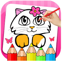 Kitty Coloring Book & Drawing Game