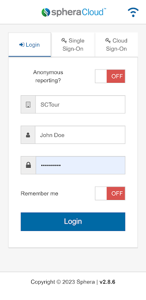 SpheraCloud Mobile Screenshot 0