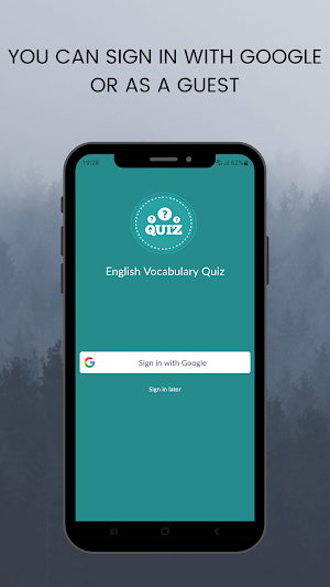 English Vocabulary Quiz Screenshot 0