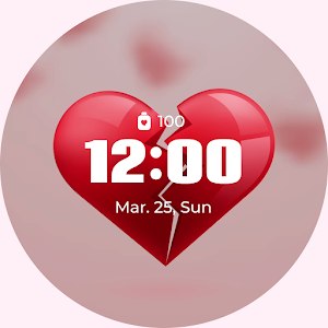 Love Heart Animated Watchfaces Screenshot 3