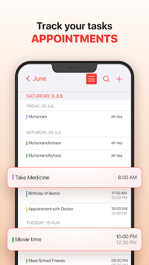 iCalendar: Events & Planner Screenshot 2