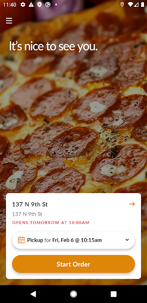 Fred's NY Pizzeria Screenshot 1