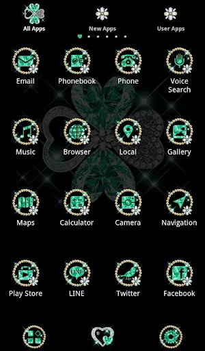 Emerald - May Birthstone Theme Screenshot 2
