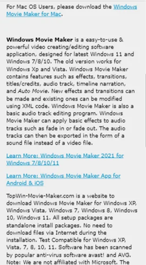 Topwin Movie Maker Screenshot 1