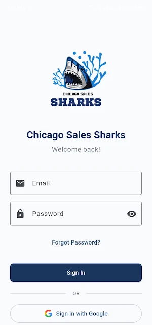 NSBLPA Sales Sharks Fan App Screenshot 0