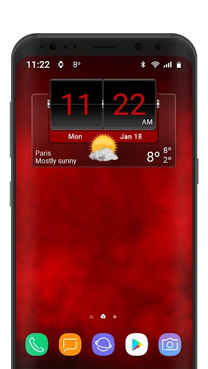 3D Flip Clock Theme Pack 01 Screenshot 3