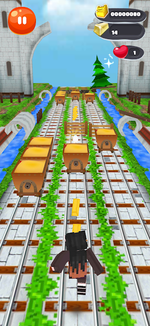 Anime Minicraft Run Screenshot 3