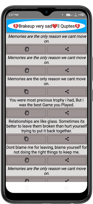 Sad Quotes Screenshot 2