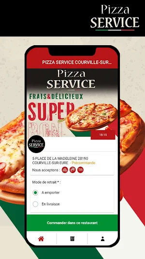pizza service COURVILLE Screenshot 1